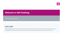 Tablet Screenshot of gmfinishing.co.uk